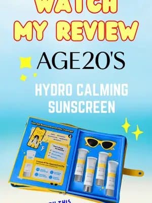 The full video of unboxing and review: "AGE20'S Hydro Calming Sunscreen" is available now on my Youtube Channel📽✨ Go check it out~ Easy way to get the Hydro Calming Sunscreen : 🔎First go to YESSTYLE.COM ✂️🏷️ Get the discount when checkout with my code: 𝗬𝗘𝗦𝟮𝗧𝗔𝗧𝗔 Make sure you enter the code right before you do the payment so you can get discount 🤑 Happy Shopping 🛒🛍️✨ メ૦メ૦💋 #uv #sunscreen #spf #Summer #foryour #skincareroutine #SelfCare #skincareproducts #skincaretips #serum #kbeauty #koreanskincare #koreanbeauty #beautytips #beautyhacks #BeautyTok #korea #koreanmakeup #skincare #kskincare #ugc #ugccreator #prpackage #contentcreator #fyp #foryou #review #unboxing #YesStyle #yesstyleinfluencers #fyp #fypシ #foryou #editor #GlowUp #dailyskincare #microinfluencer #influencer @AGE20'S @yesstyle @YesStyleInfluencers