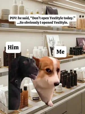 I swear I only opened YesStyle for “one thing”… 👀🤣 If this made you smile, just click follow — I post beauty + chaos daily. Use my YesStyle code HRWD0402STD for extra savings 💖 #ad@YesStyleInfluencers @YesStyle #MemeCut