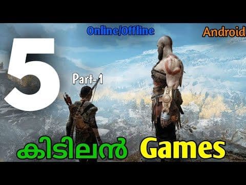Top 5 Games in android | part-1 |Jinsha Tech and Gaming | malayalam |