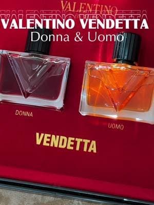 #giftedbyvalentinobeauty Thank you @Valentino.Beauty @Valentino Beauty Community @Sephora Let’s talk about Valentino Vendetta Donna and Uomo! Can we appreciate this bottles I LOVE THEM! this is Donna - It opens with sweet red orange nectar, followed by sensual tuberose and creamy sandalwood. Bold, feminine, and magnetic And this is Oumo This men’s fragrance opens with fresh ginger, followed by warm cinnamon liquor, and finishes with rich patchouli. Spicy and woody #ValentinoVendetta #UnstoppablePassion #LifeOutsideTheScrubs #LifestyleCreator