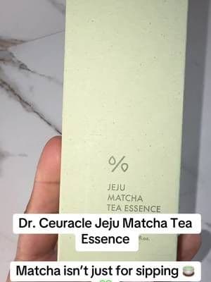 This milky Matcha Tea Essence brings a refreshing hydration step to your skincare routine with Jeju matcha extract. 🍵✨ The green bottle alone is giving skincare spa. #DrCeuracle #MatchaEssence #KoreanSkincare #SkincareRoutine #TikTokShop