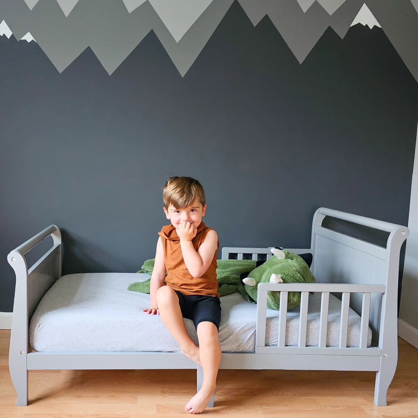 Big boy bed for my big boy 🥺🌙
Getting Jesse to sleep through the night is still a challenge. Sleep problems are very