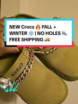 These are NOT your regular Crocs 👀 The NEW Crocs Adult Classic Crafted Clogs are built for FALL + WINTER vibes 🍂❄️ with a canvas upper (no holes = cozy + sleek). Lightweight, durable, and FREE shipping right now 🚚💨. Don’t wait—these go FAST. ... #fyp #abbydames #CrocsFallStyle #WinterCrocs #CrocsNoHoles #TikTokMadeMeBuyIt #CrocsSeason #CrocsTrend #EverydayComfort #FallFits #TikTokShopRestock #tiktokshopcreatorpicks #BahamianCreator #BahamianInfluencer #CaribbeanCreator #CaribbeanInfluencer #Austininfluencer #Austincreator #Texasinfluencer #Texascreator #UGC #TikTokpartner #blacktiktok #TikTokShopFallDealsForYou #AutumnLiving #TikTokShopBlackFriday #TikTokShopCyberMonday #SuperBrandClub #ViralOnTikTokShop #FentySuperBrandDay #susteassuperbrandday