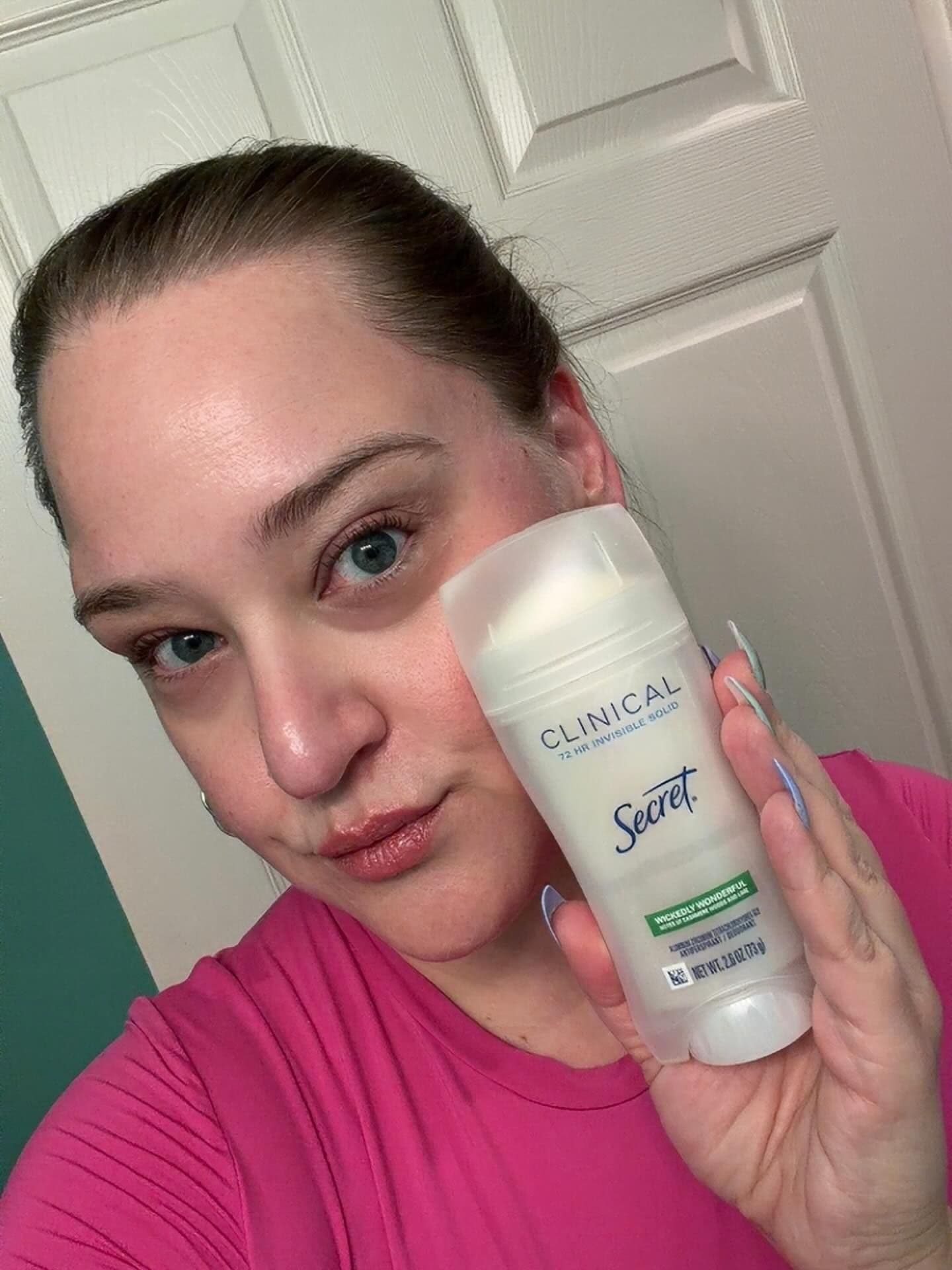 I’ve been a @secretdeodorant girl for as long as I can remember. It always works. I never have white residue. I do wish