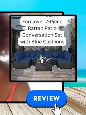 BEST Outdoor Sectional. We Love it.#lowes #lowesfurniture #amazonhome #amazonfinds