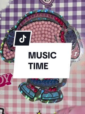 MUSIC TIME! #tiktokmademebuyit #summersale #hellokittystickerbook #stickerbook #sanrio