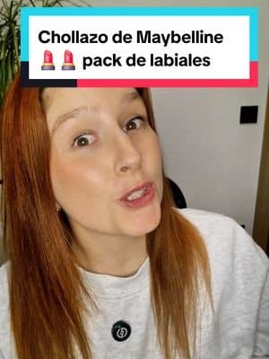 ✨ Atención cazadoras de chollos ✨ Porque este pack de labiales Maybelline New York es de los mejores que he encontrado por TikTok Shop 😍 Después de comparar precios por todas partes, este pack de 2 labiales cuesta menos de 16 €, con envío gratis y tonos ideales para el día a día 💋 Mi favorito es el rojo, pero los dos pigmentan increíble y duran horas (eso sí, acuérdate de agitarlos bien antes de usarlos). Te lo dejo etiquetado en el 🧡 carrito naranja para que te hagas con este chollazo de Maybelline antes de que se agote. #maybelline #labialesliquidos #cazadoradechollos #tuprobadoradeconfianza #tiktokshop