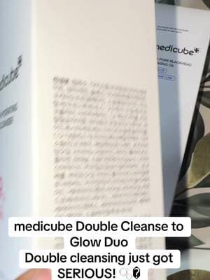 This medicube duo combines Zero Pore Cleansing Oil with a PDRN cleansing product for a two-step skincare routine. A gorgeous pairing for removing daily buildup and refreshing your skin. 💗 #Medicube #DoubleCleansing #KoreanSkincare #SkincareRoutine #TikTokShop