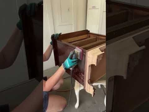 $30 Find Turned into Pottery Barn Style #furnitureflip #makeover #diy #summerofgoals
