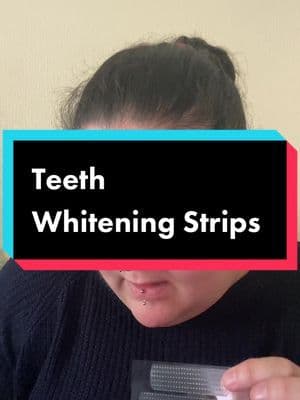 TEETH WHITENING STRIPS!👀 #tiktokmademebuyit #crest #teethwhitening #teethwhiteningstrips #whitener