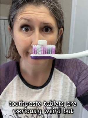 No janky teeth for me! Trying to prevent losing them as I get older. #nobstoothpaste #nobstoothpastetablets #toothpastetablets #oralhealth #tiktokshopcreatorpicks