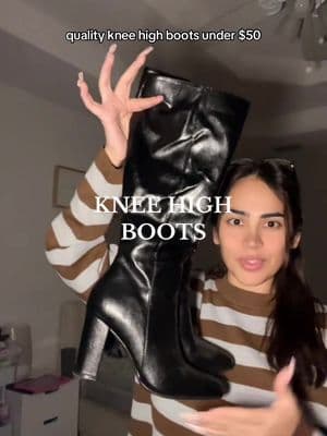 Check the other colors theyโre perfect โค๏ธโ๐ฅ #kneehighboots #blackleatherboots #tiktokshopfashion #ttshopdeals #boots