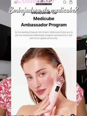 Cómo ser embajadora de medicube✨😍 programa de embajadores #creadoras #ugc #ambassador #medicubeskincare #medicube @medicube global @medicube US Store