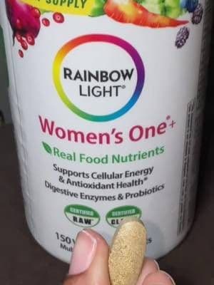 Rainbow Light Women’s Multivitamin got me feeling balanced again 😩✨ #tiktokshop #tiktokmademebuyit #womenswellness #dailyvitamins #balancedliving