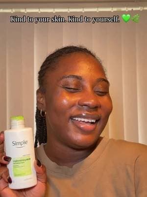 Kind to your skin. Kind to yourself with Simple Kind to Skin Replenishing Rich Moisturiser 💚🌿 @Simple UK #SimpleSquadUK #KindToSkinKindToMind #AD #skincare #fyp