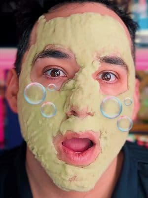 POV: your skincare routine slows down for 10 minutes. 🌿🫧 A gentle bubble cleanse, Holy Basil, and the kind of reset my