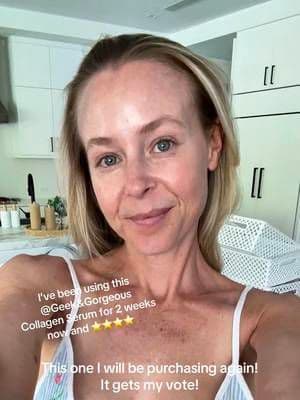 Yes to this one!! ⭐️⭐️⭐️⭐️ @Geek & Gorgeous #collagen #skincare #recommendations #tiktokshop #antiaging
