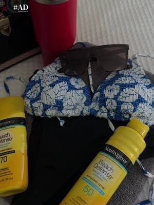 #AD packing my neutrogena beach defense SPF 70 as one of my beach essentials! @Neutrogena #beachdefensesunscreen #gynettem #fypシ゚viral #influencer
