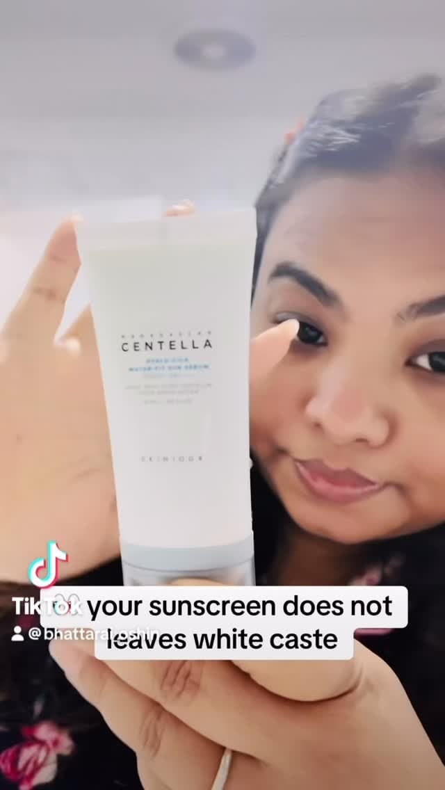 🗣️ No white cast at all. Try Skin1004 Hyalu-Cica Water-Fit Sun Serum
- Best selling serum-like sunscreen
- Chemical s
